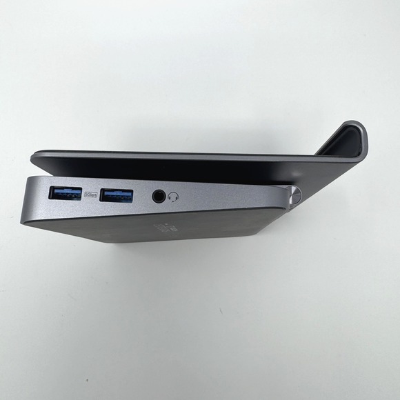 Anker 551 USB-C Hub 8-in-1 Tablet Stand HDMI SD USB 5Gbps Charger Dock Gray - Picture 3 of 13